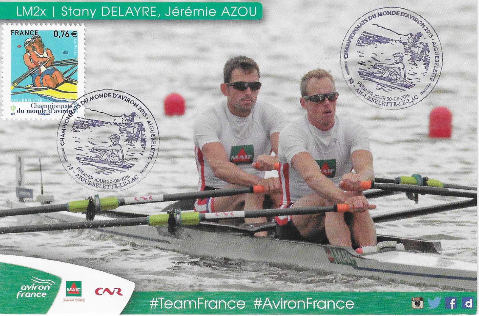 MC FRA 2015 WRC Aiguebelette LM2X gold medal winners S. Delayre J. Azou FRA