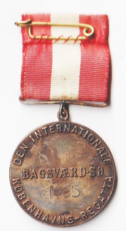 Medal DEN 1965 Copenhagen International Regatta reverse
