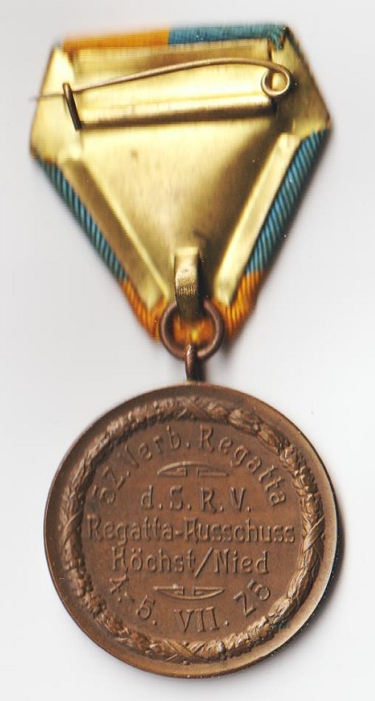 Medal GER 1925 Hoechst Regatta