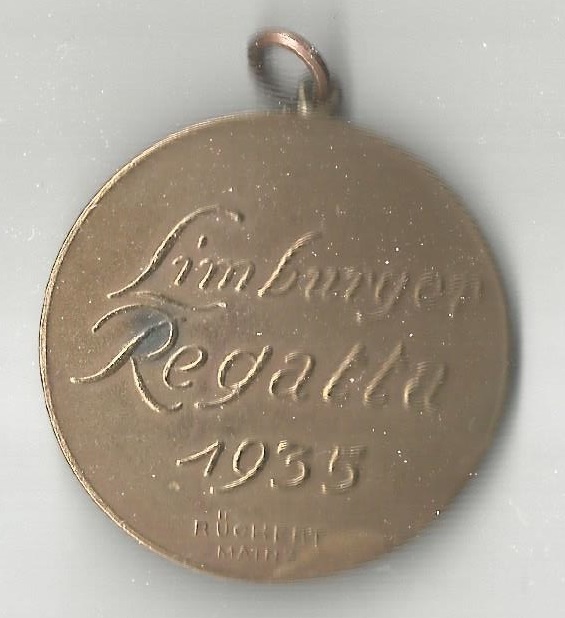 Medal GER 1935 Limburger Regatta reverse