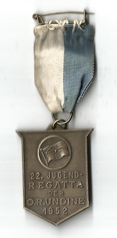 Medal GER 1952 Offenbach regatta for Juniors