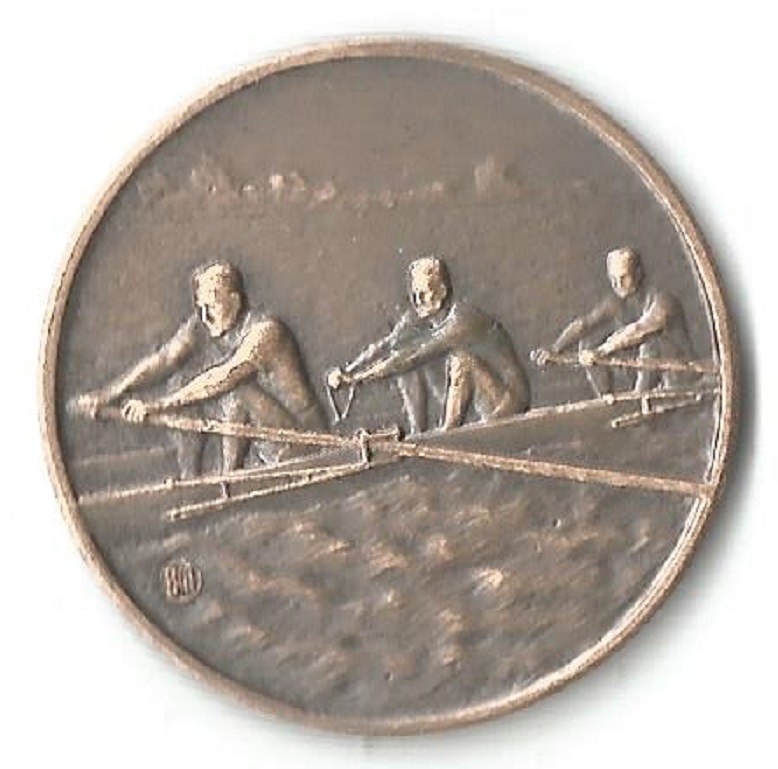 Medal GER 1953 Leer jubilee regatta 50th anniversary of Ruderverein Leer von 1903
