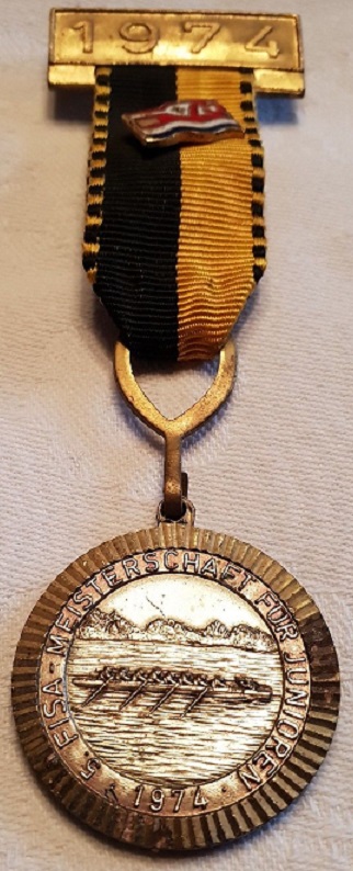 Medal GER 1974 5th FISA junior championchips Ratzeburg 