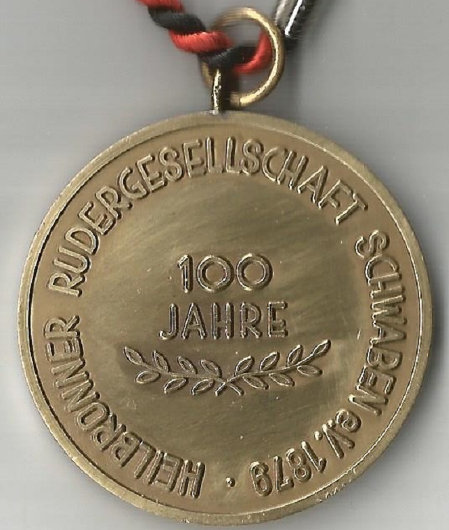 Medal GER 1979 Heilbronner Rudergesellschaft Schwaben centenary