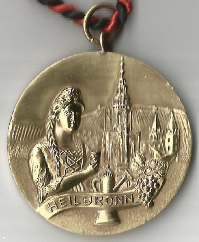 Medal GER 1979 Heilbronner Rudergesellschaft Schwaben centenary reverse