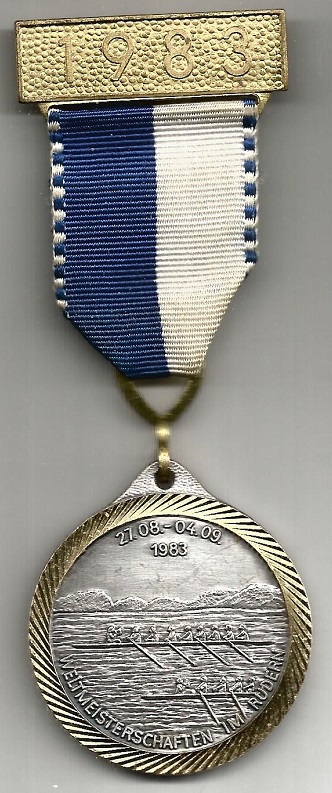 Medal GER 1983 WRC Duisburg