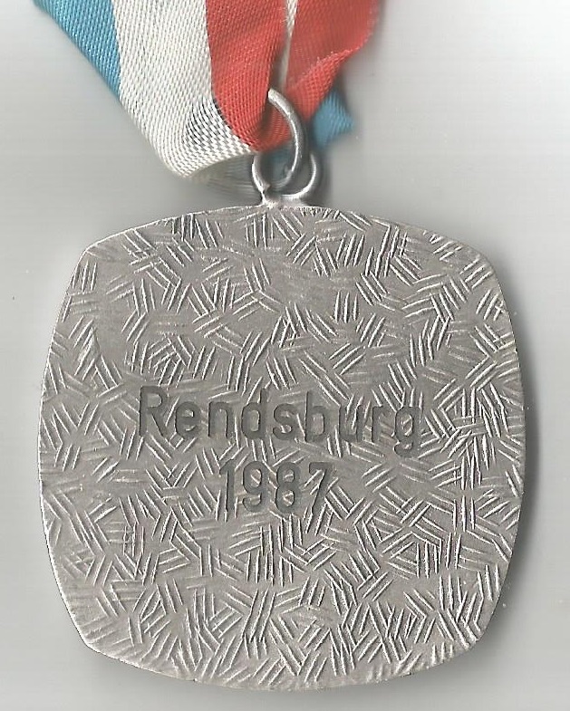 Medal GER 1987 Rendsburg regatta reverse