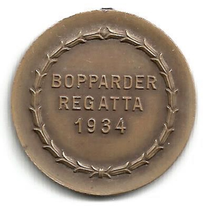 Medal GER Bopparder Regatta 1934