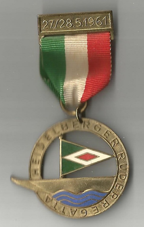 Medal GER Heidelberger Ruderregatta 1961