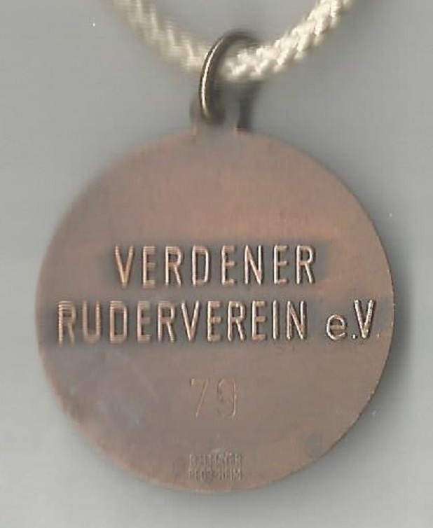 Medal GER Verdener Regatta 1979 reverse