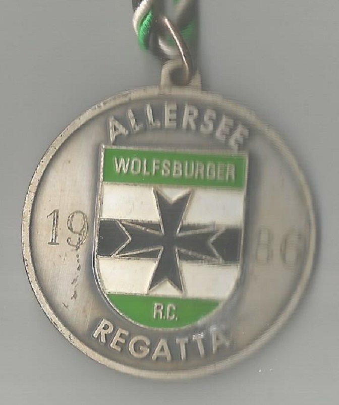 Medal GER Wolfsburger Allersee Regatta 1986