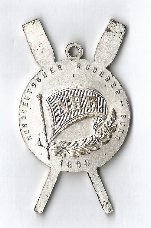 Medal GER without date Regatta Norddeutscher Ruderer Bund Hamburg reverse