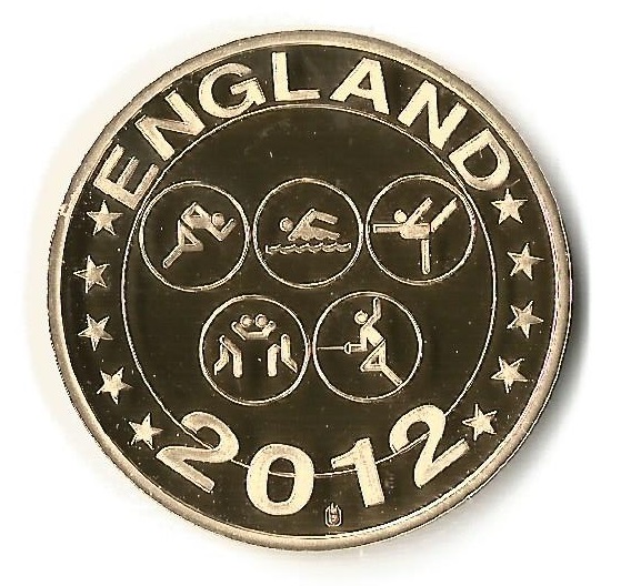 Medal unknown country 2012 OG London reverse
