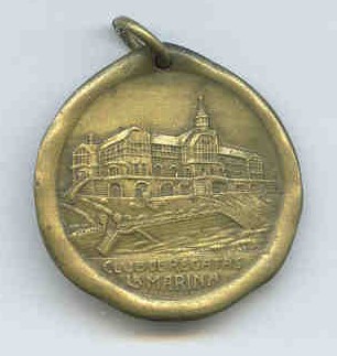 medal arg 1926 club de regatas la marina buenos aires 50th anniversary club house 