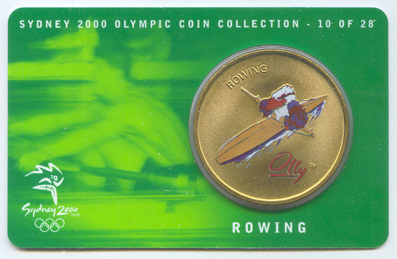medal aus 2000 og sydney rowing mascot olly