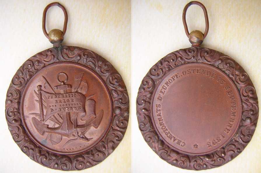 medal fisa 1895 erc ostende