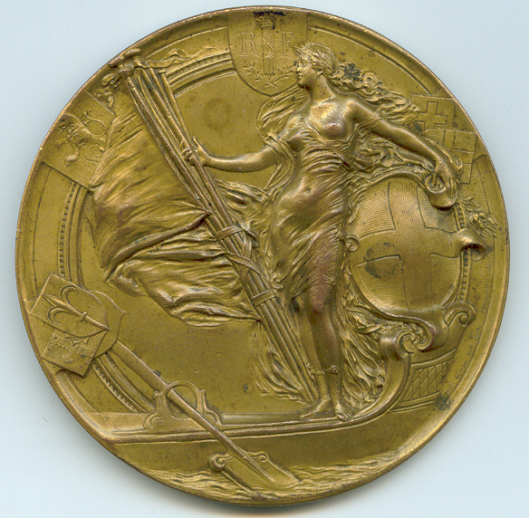 medal fisa 1935 erc berlin front