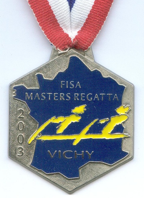 medal fra 2003 fisa masters regatta vichy