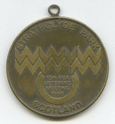 medal gbr 1988 fisa veterans regatta strathclyde park front