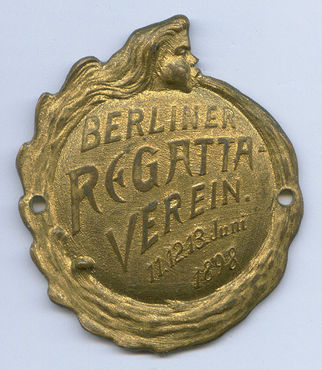 medal ger 1898 berliner regatta verein reverse