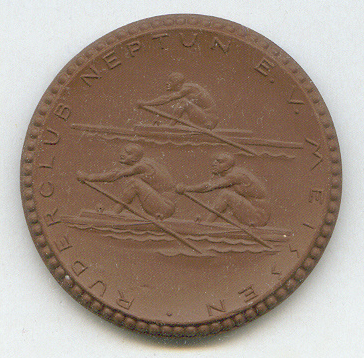 medal ger 1922 rc neptun meissen 40th anniversaery 1882 1922 front