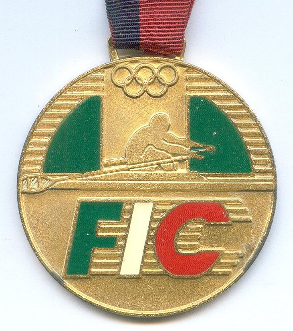medal ita 1990 fisa veterans regatta viareggio front