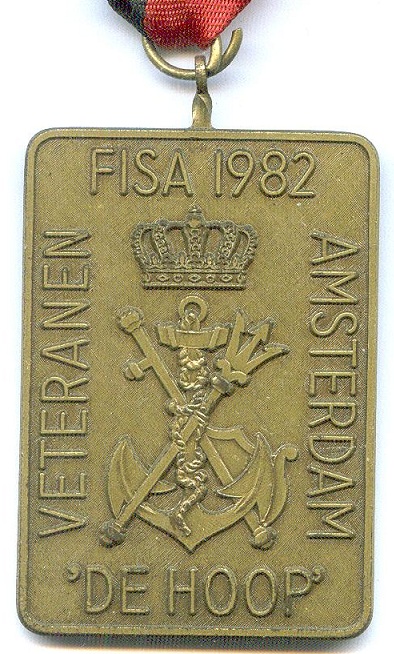 medal ned 1982 fisa veterans regatta amsterdam