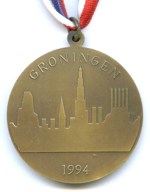 medal ned 1994 fisa masters regatta groningen reverse