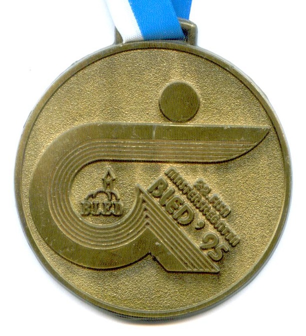 medal slo 1995 22nd fisa masters regatta bled front