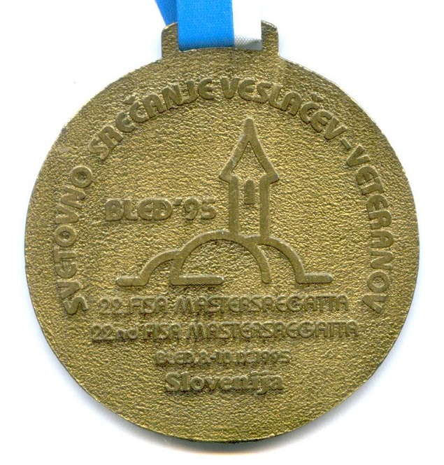 medal slo 1995 22nd fisa masters regatta bled reverse