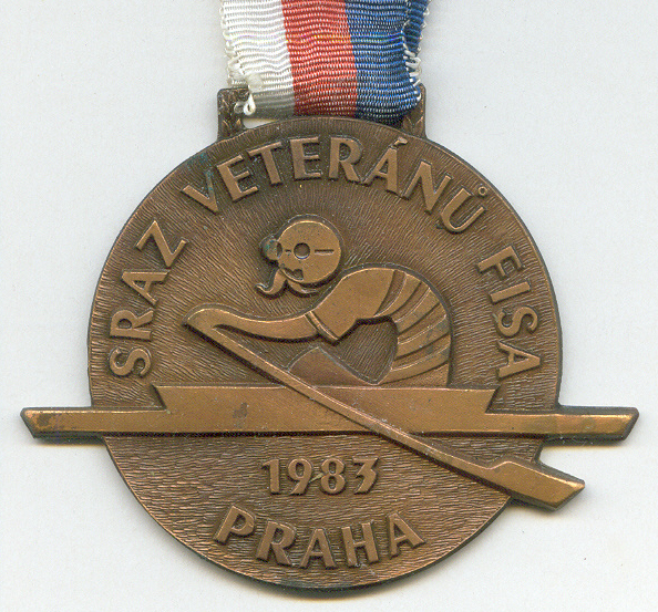 medal tch 1983 fisa veterans regatta prague