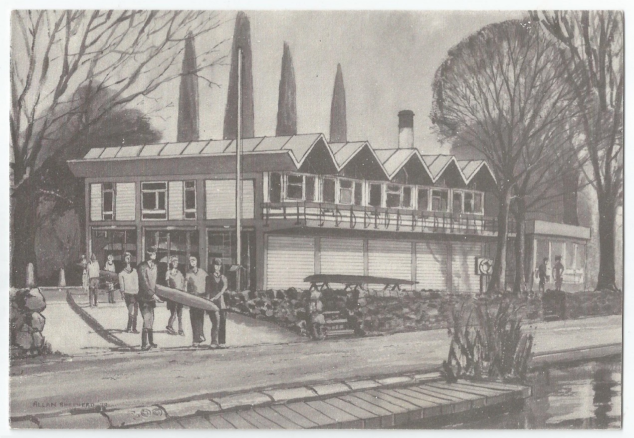 Print GBR Drawing of Kingston RC by Allen Shepherd on folded greeting card