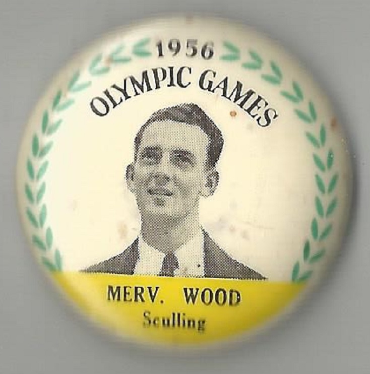 Button AUS 1956 Merv. Wood AUS M1X gold medal winner OG London 1948