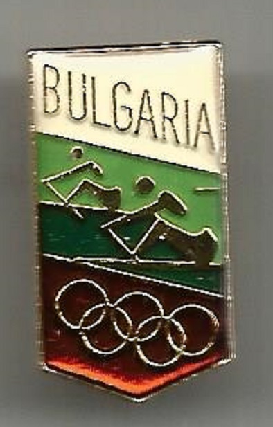 Pin BUL with Olympic rings