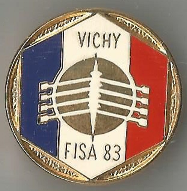 Pin FRA 1983 JWRC Vichy