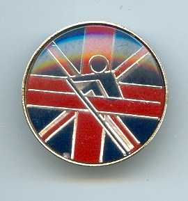 pin gbr rowing federation british flag