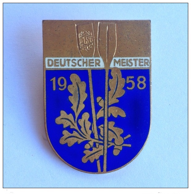Badge GER 1958 German national champion