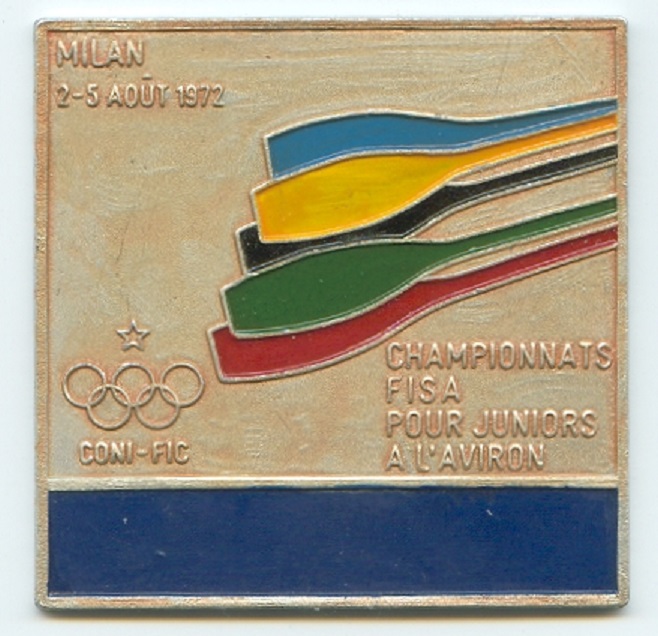 Badge ITA 1972 JWRC Milano