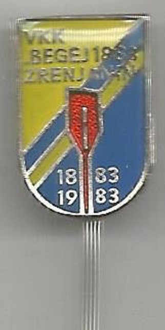 Pin YUG 1983 Zrenjanin Veslacki Klub centenaryj