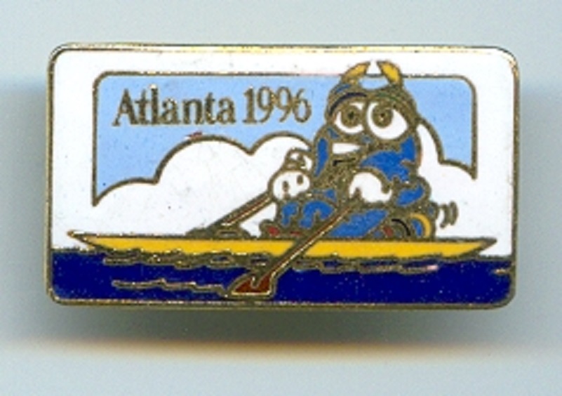 Pin USA 1996 OG Atlanta Mascot rowing