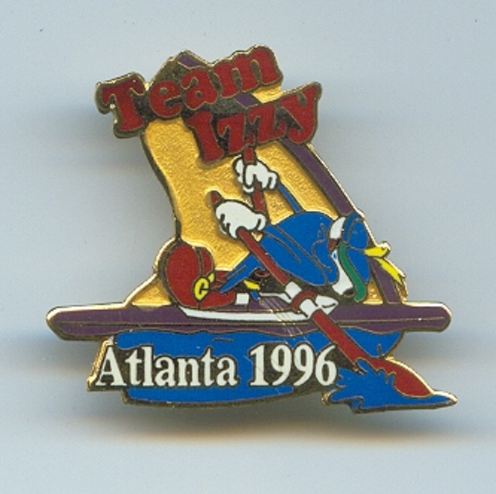 Pin USA 1996 OG Atlanta Team Izzy