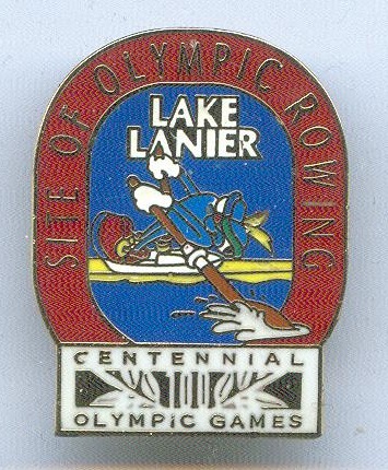 pin usa 1996 og atlanta centennial olympic games lake lanier site of olympic rowing