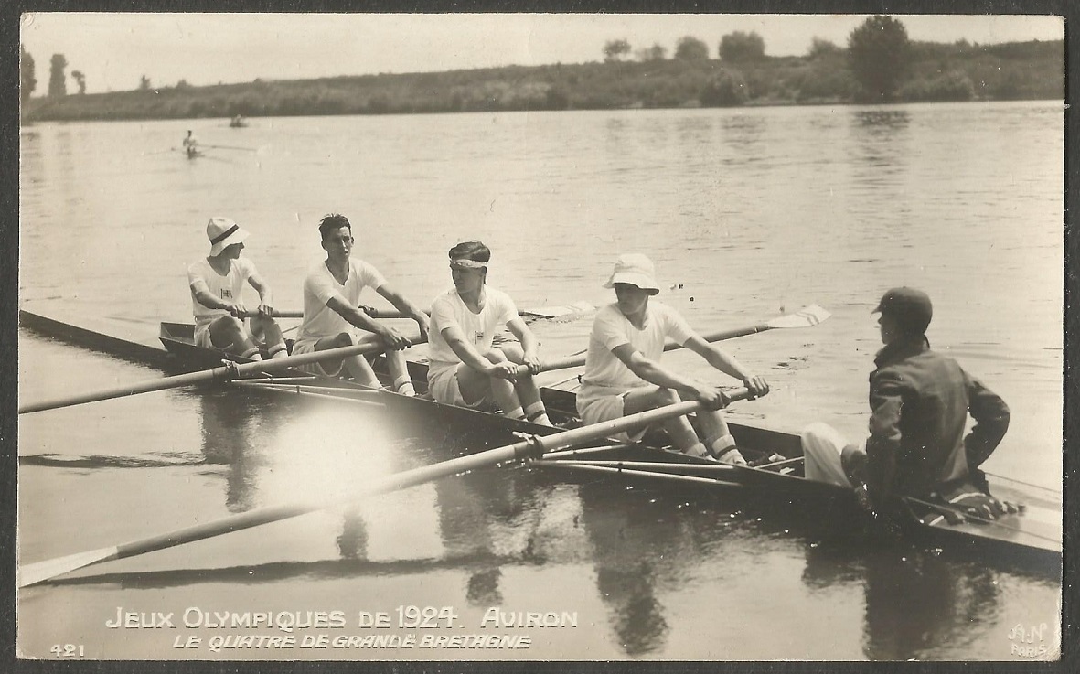 PC FRA 1924 OG Paris No. 421 The British M4 eliminated in the repercharge