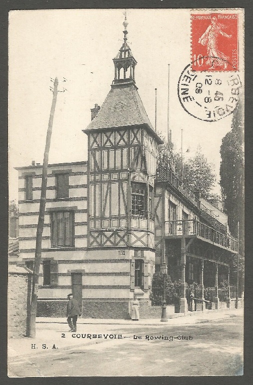 PC FRA Courbevoie Le Rowing Club boathouse PU 1908