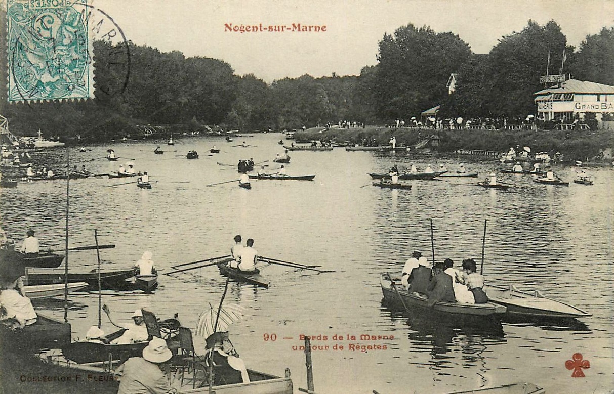 PC FRA Nogent sur Marne regatta start of M1x race PU 1906