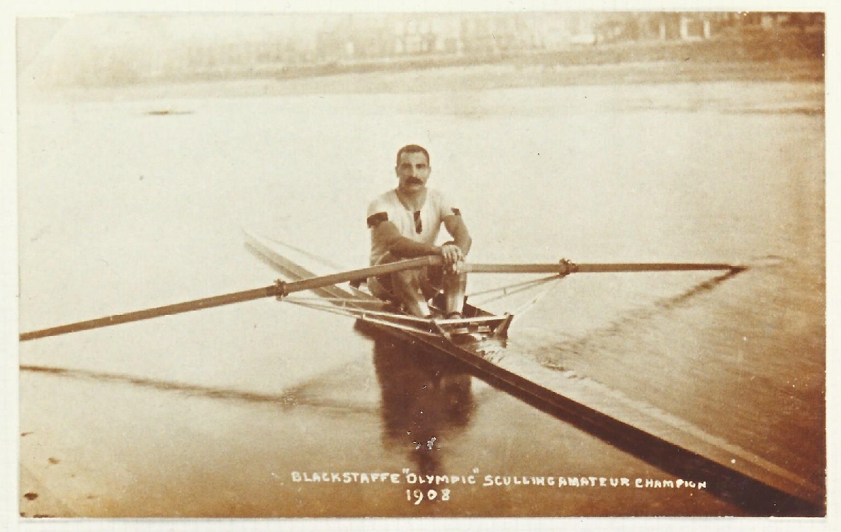 PC GBR 1908 OG London at Henley Blackstaffe Olympic Sculling Amateur Champion 