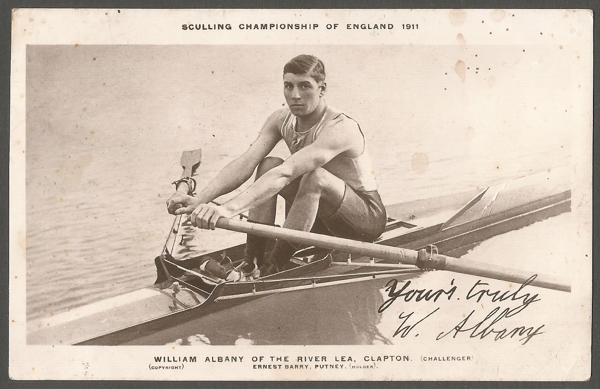 PC GBR 1911 William Albany 1887 1916 professional sculler