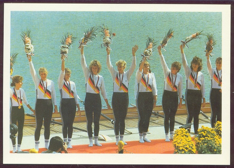 pc gdr 1988 photo of the gdr w8 gold medal winner at the og seoul 1988 