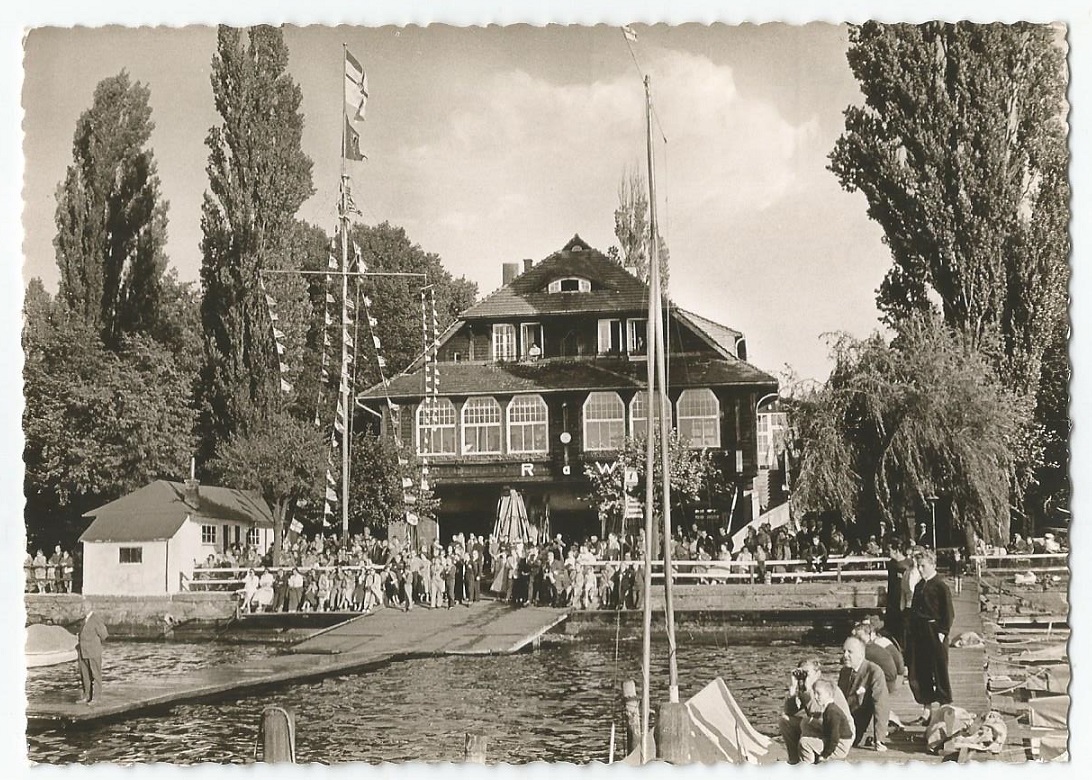 PC GER Berlin RK am Wannsee boathouse 1960