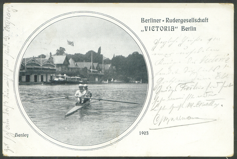 pc ger berliner rg victoria first german victory at henley regatta 1903 klaus ehrenberg pu 1908